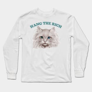 Hang The Rich Kitty Long Sleeve T-Shirt